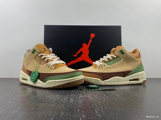 Brown” Jordan Air 3  CT8532-103 “Green 0709